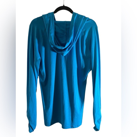 Chandail sweater PUMA size M blue à capuche - Picture 3 of 6